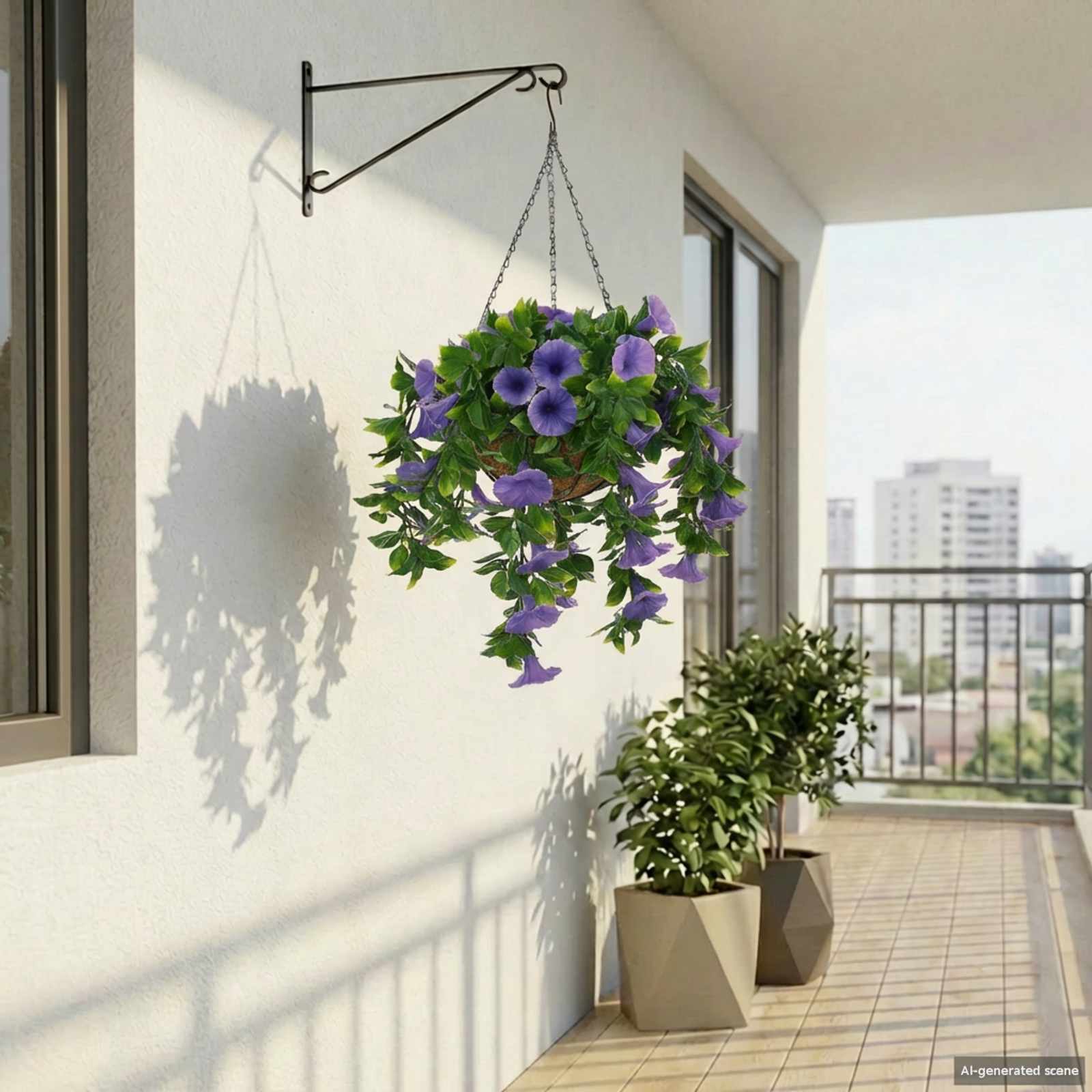 Τεχνητά Λουλούδια Μοβ 66 x 75 x 70 εκ. - Pakobazaar
