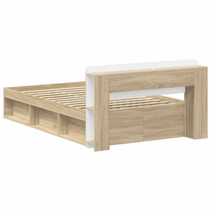 Σκελετός κρεβατιού με αποθήκευση Sonoma Δρυς 120 x 190 cm