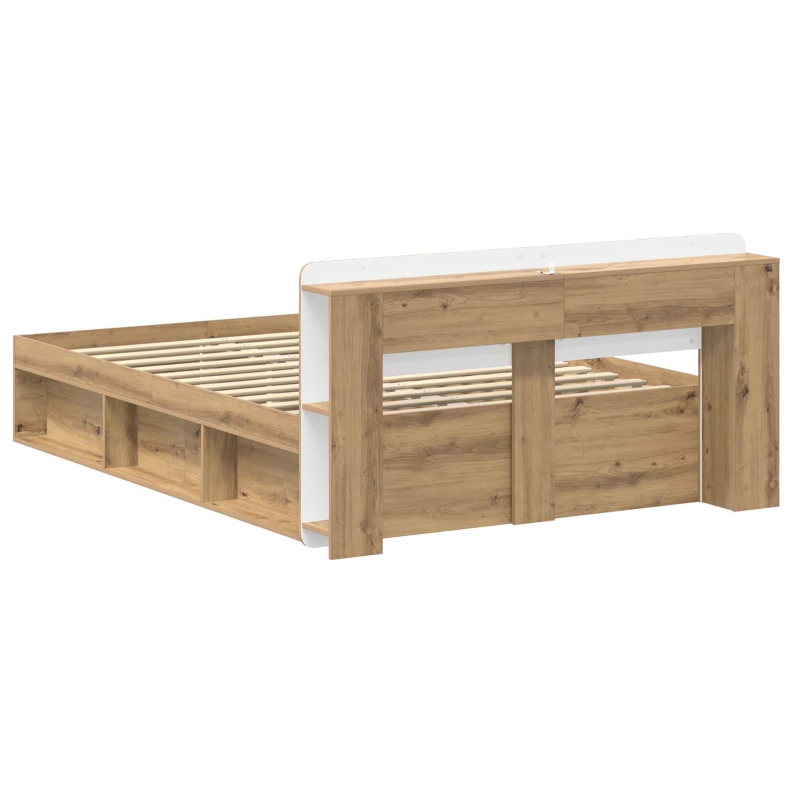 Σκελετός κρεβατιού με αποθήκευση Artisan Δρυς 150 x 200 cm - Pakobazaar