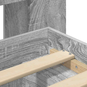 Σκελετός κρεβατιού με αποθήκευση Γκρι Sonoma 150 x 200 cm - Pakobazaar