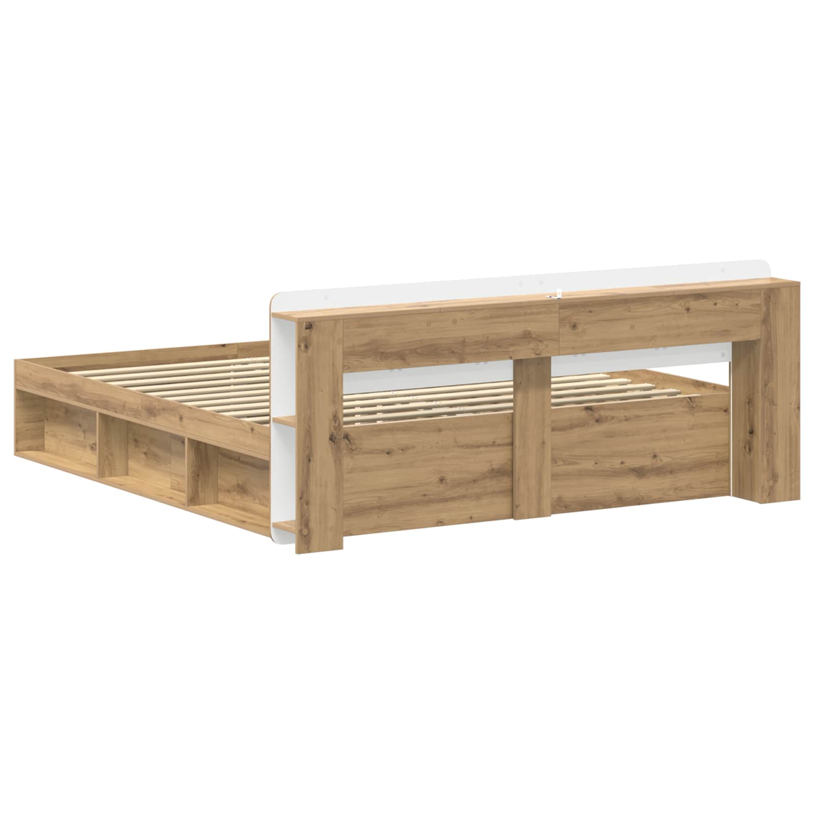 Σκελετός κρεβατιού με αποθήκευση Artisan Δρυς 200 x 200 cm - Pakobazaar
