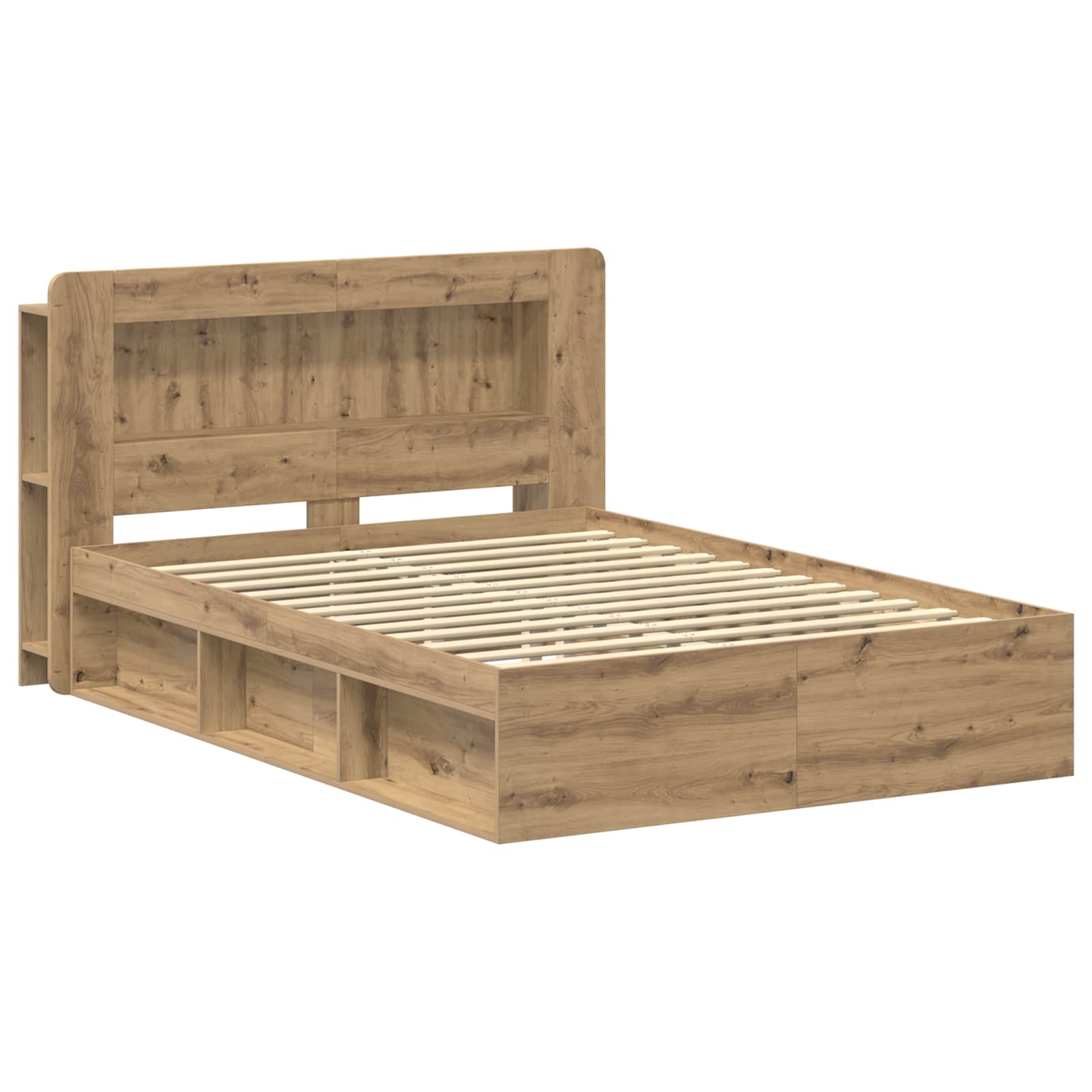 Σκελετός κρεβατιού με αποθήκευση Artisan Δρυς 135 x 190 cm - Pakobazaar