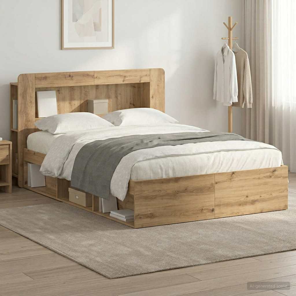 Σκελετός κρεβατιού με αποθήκευση Artisan Δρυς 140 x 190 cm - Pakobazaar