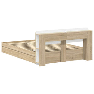 Σκελετός κρεβατιού με αποθήκευση Sonoma Δρυς 140 x 200 cm - Pakobazaar