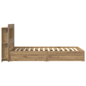Σκελετός κρεβατιού με αποθήκευση Artisan Δρυς 80 x 200 cm
