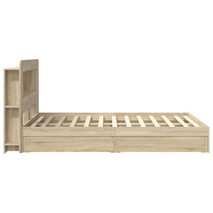 Σκελετός κρεβατιού με αποθήκευση Sonoma Δρυς 140 x 200 cm - Pakobazaar