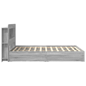 Σκελετός κρεβατιού με αποθήκευση Γκρι Sonoma 150 x 200 cm - Pakobazaar