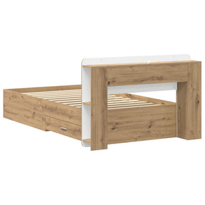 Σκελετός κρεβατιού με αποθήκευση Artisan Δρυς 90 x 190 cm - Pakobazaar