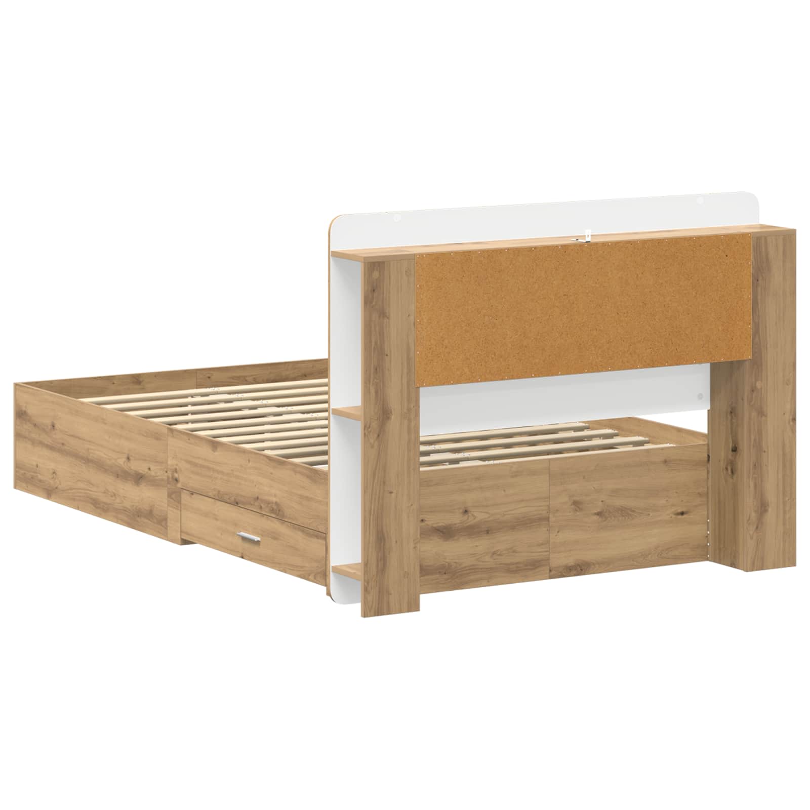 Σκελετός κρεβατιού με αποθήκευση Artisan Δρυς 120 x 190 cm - Pakobazaar