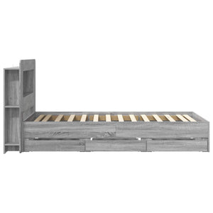 Σκελετός κρεβατιού με αποθήκευση Γκρι Sonoma 80 x 200 cm - Pakobazaar