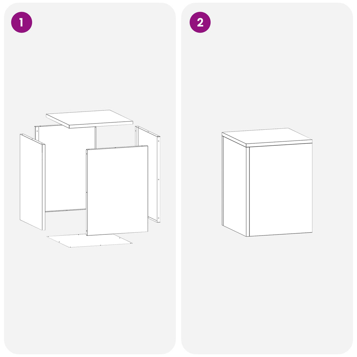 Βάση φυτών Λευκό 30 x 30 x 40 cm Ατσάλι