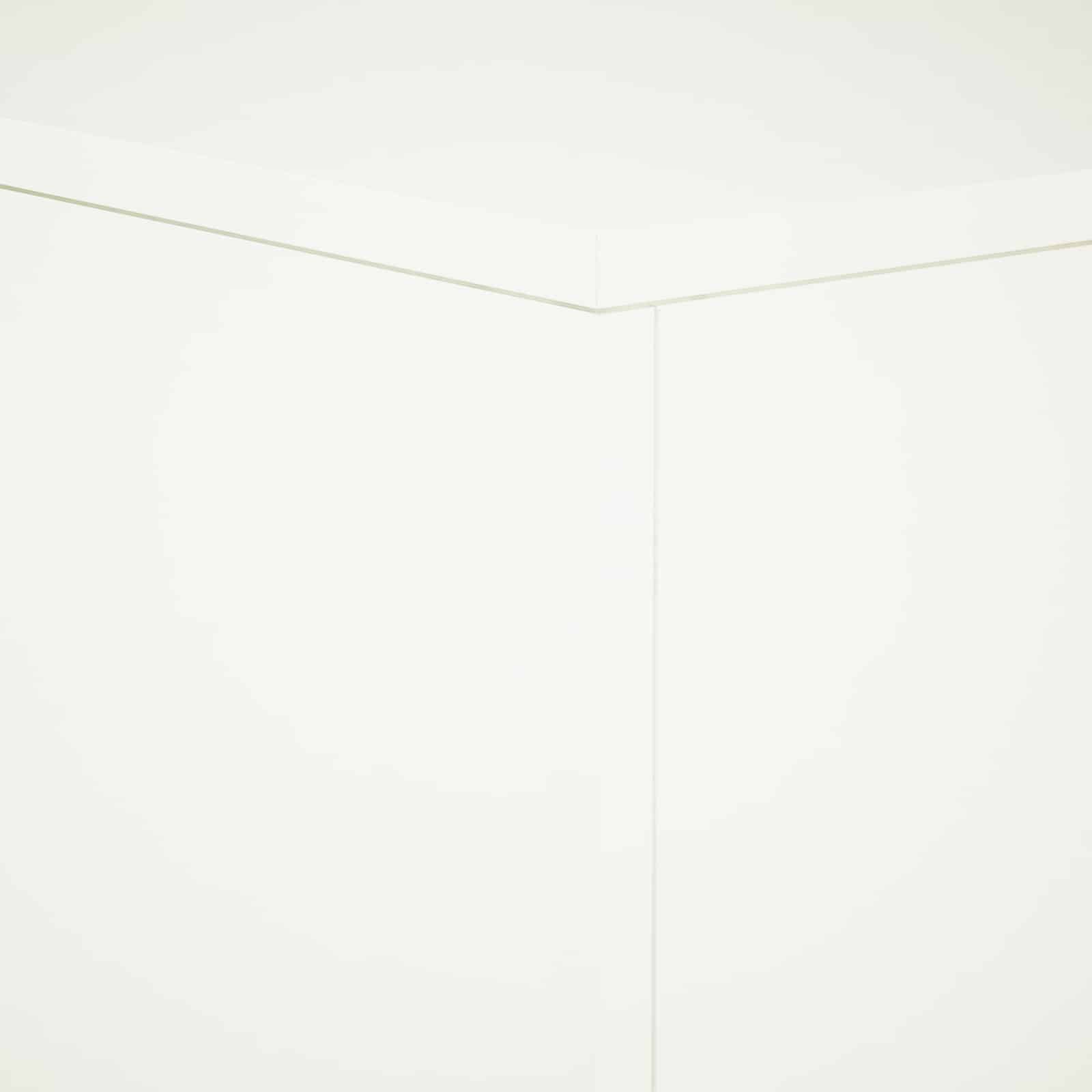Βάση φυτών 2 pcs Λευκό 30 x 30 x 40 cm Ατσάλι - Pakobazaar