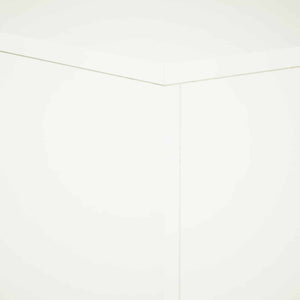 Βάση φυτών 2 pcs Λευκό 30 x 30 x 40 cm Ατσάλι - Pakobazaar