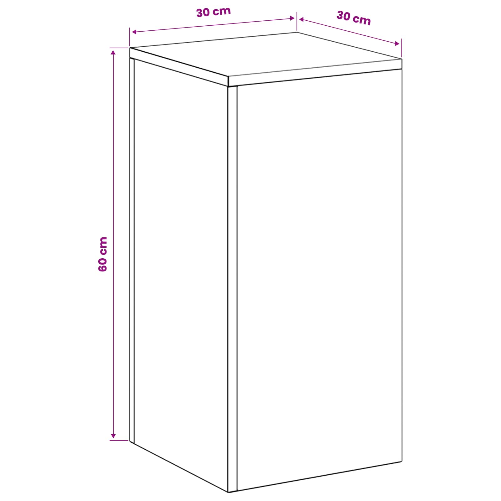 Βάση φυτών 2 pcs Λαδί 30 x 30 x 60 cm Ατσάλι