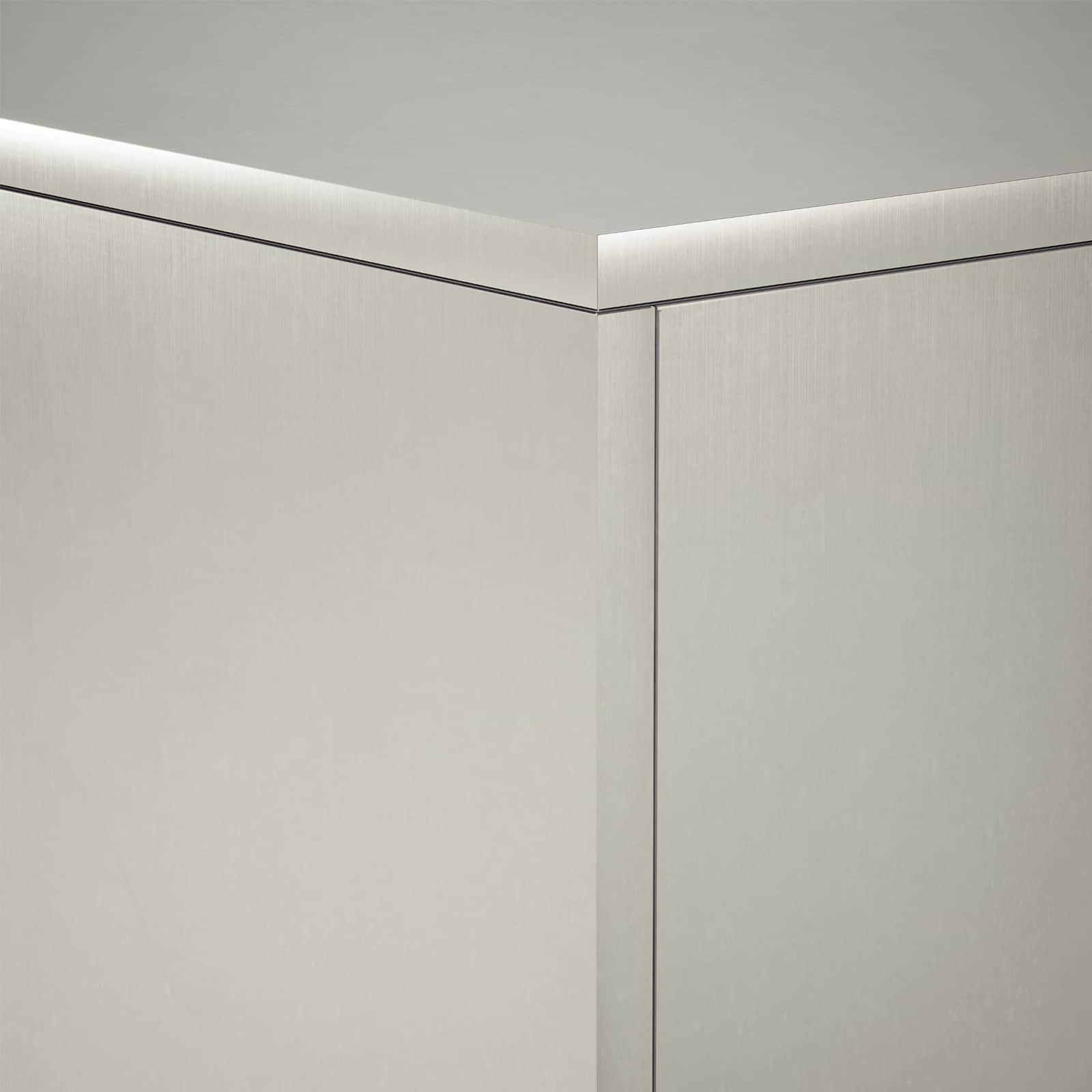 Βάση φυτών Ασημί 30 x 30 x 80 cm Ατσάλι - Pakobazaar