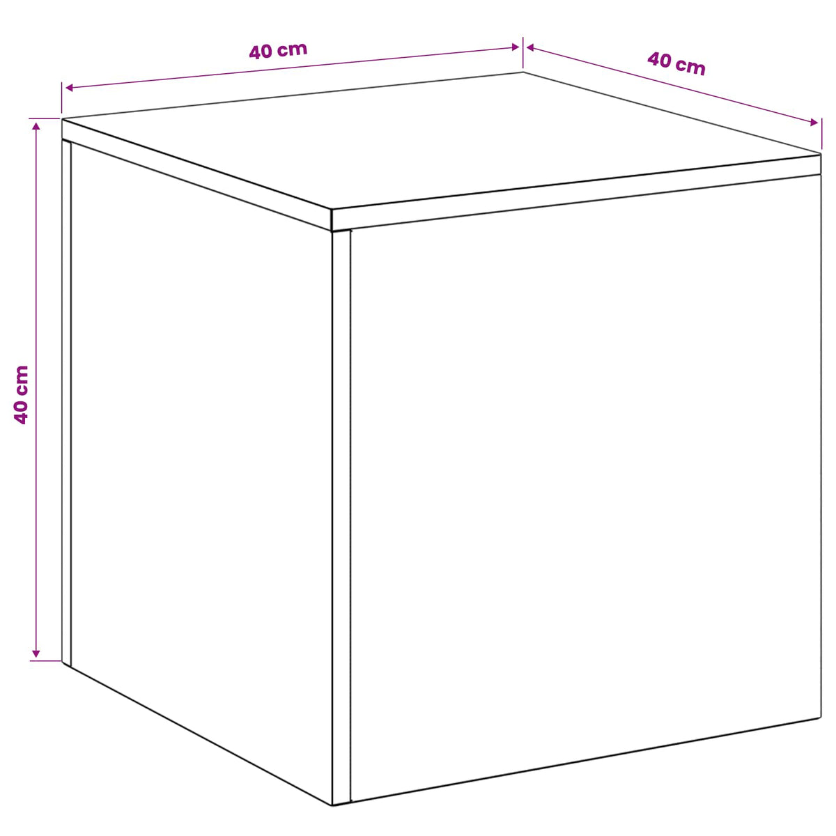 Βάση φυτών 2 pcs Λευκό 40 x 40 x 40 cm Ατσάλι - Pakobazaar
