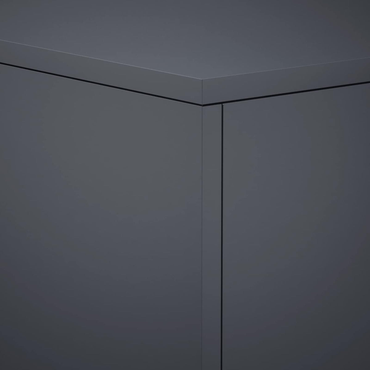 Βάση φυτών Ανθρακί 40 x 40 x 40 cm Ανοξείδωτο Ατσάλι - Pakobazaar