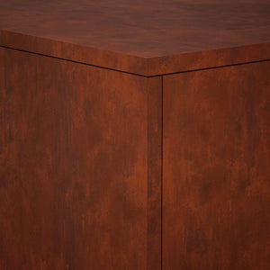 Βάση φυτών Σκ rusty 40 x 40 x 40 cm Ατσάλι Σκληρυθέν στον Αέρα - Pakobazaar