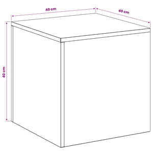 Βάση φυτών Σκ rusty 40 x 40 x 40 cm Ατσάλι Σκληρυθέν στον Αέρα - Pakobazaar