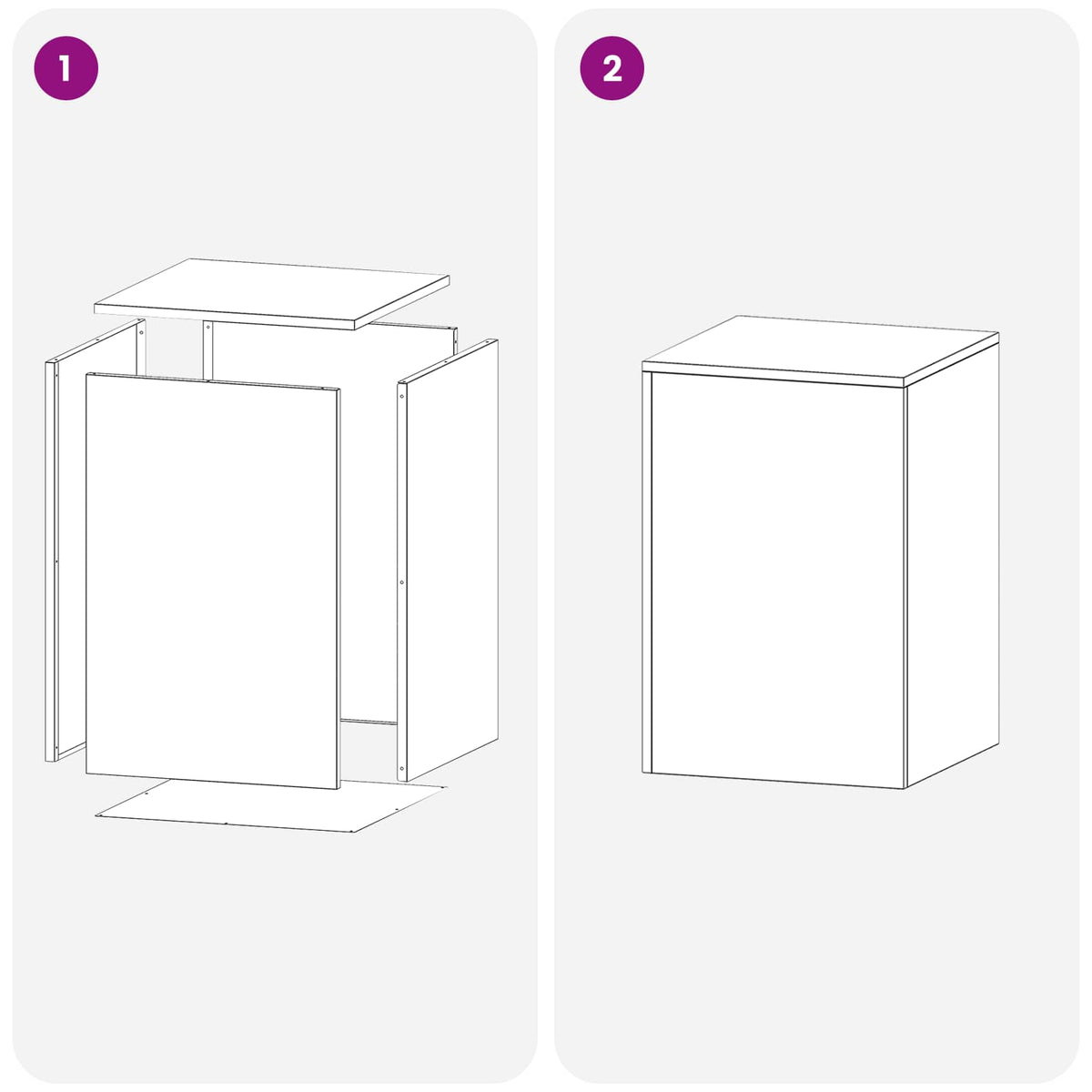 Βάση φυτών 2 pcs Μαύρο 40 x 40 x 60 cm Ατσάλι - Pakobazaar