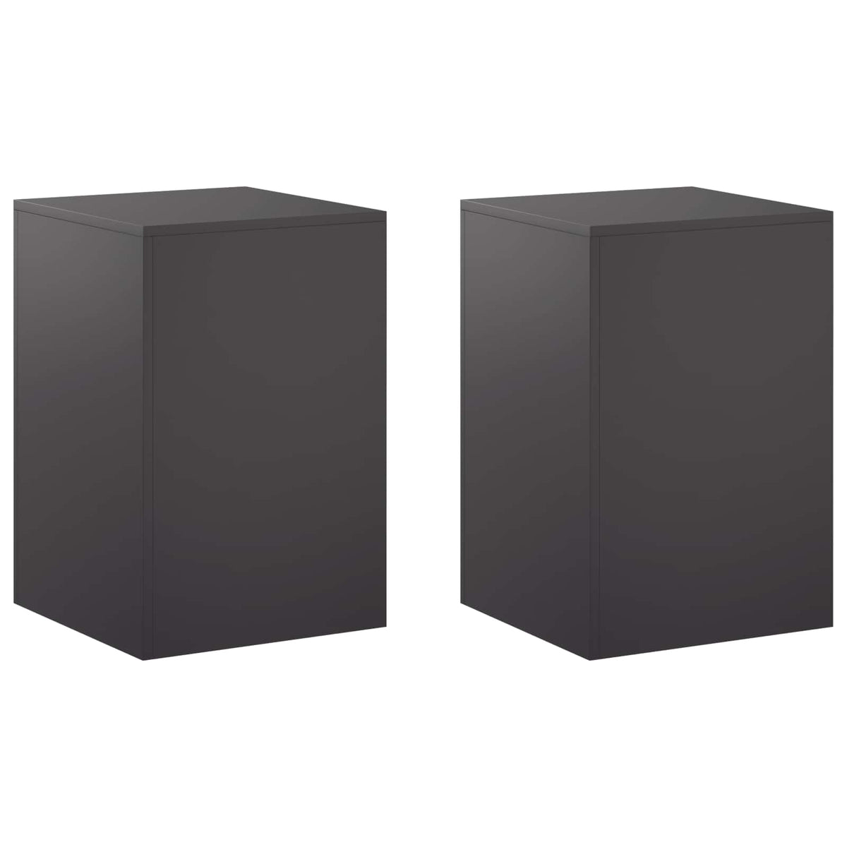 Βάση φυτών 2 pcs Μαύρο 40 x 40 x 60 cm Ατσάλι - Pakobazaar