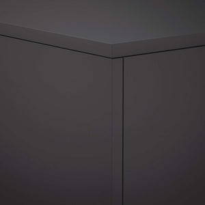 Βάση φυτών 2 pcs Μαύρο 40 x 40 x 100 cm Ατσάλι