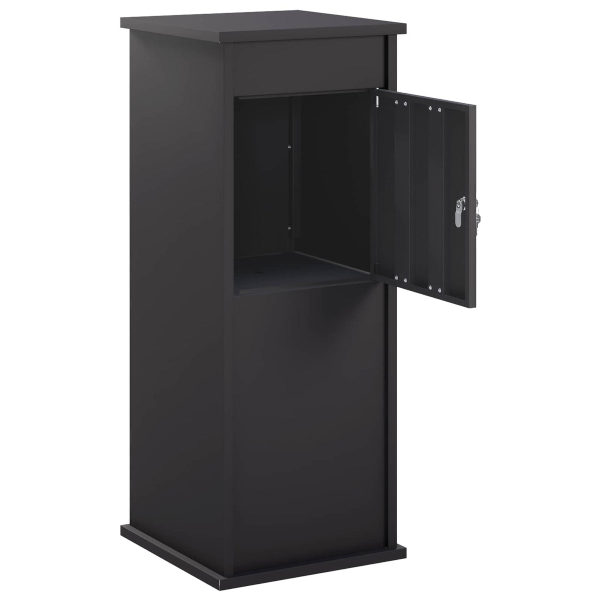γραμματοκιβώτιο Μαύρο 40 x 40 x 100 cm Ατσάλι