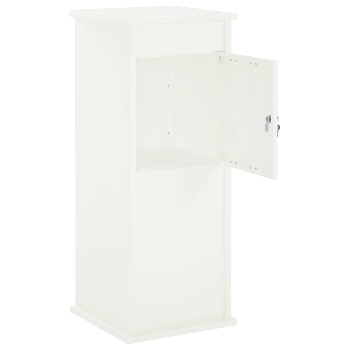 γραμματοκιβώτιο Λευκό 40 x 40 x 100 cm Ατσάλι