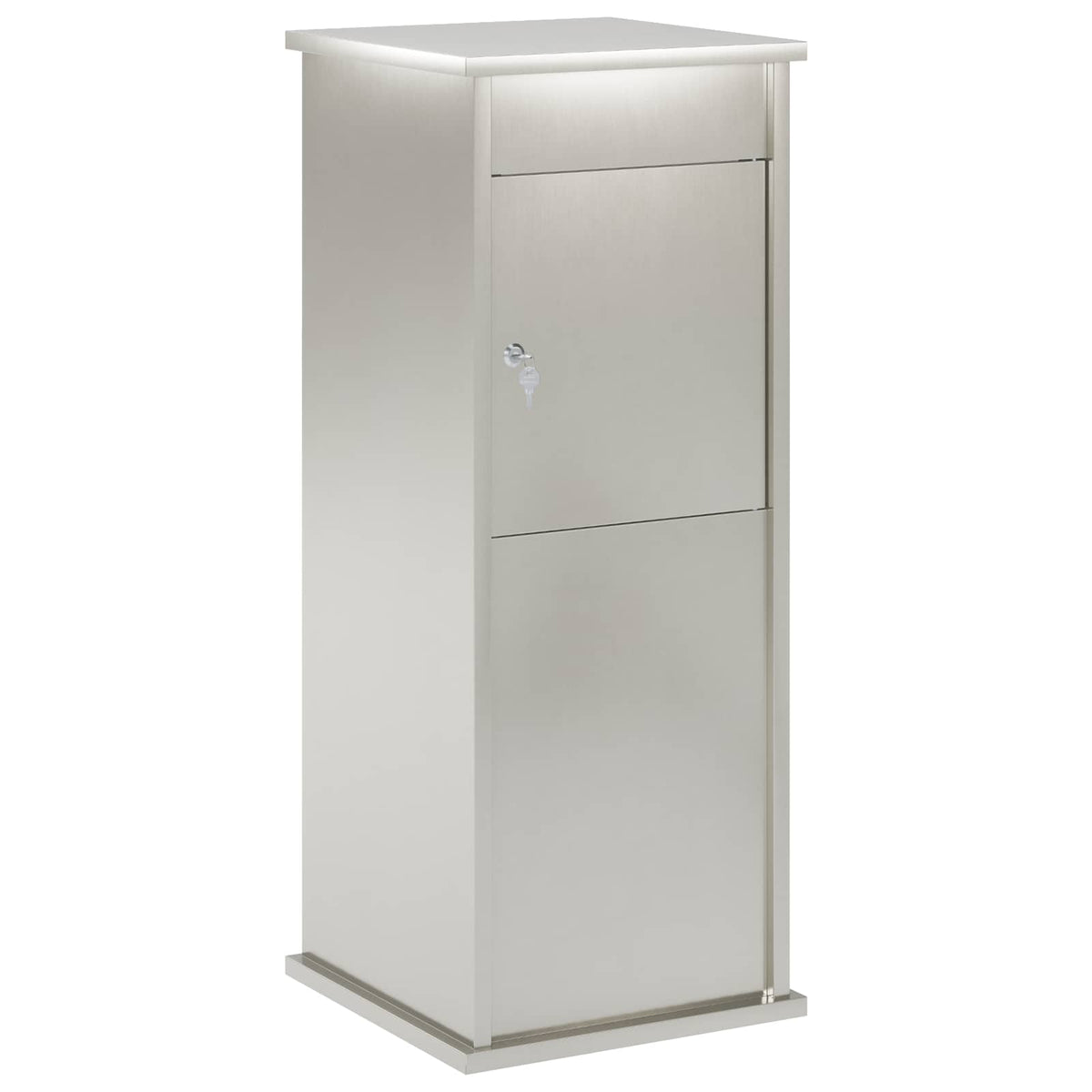 γραμματοκιβώτιο Ασημί 40 x 40 x 100 cm Ανοξείδωτο Ατσάλι