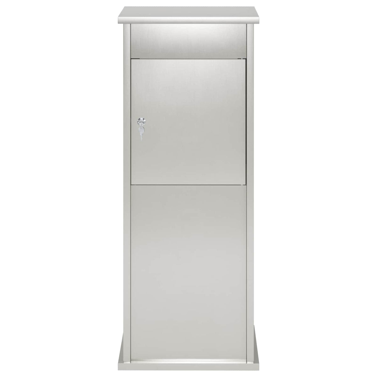 γραμματοκιβώτιο Ασημί 40 x 40 x 100 cm Ανοξείδωτο Ατσάλι