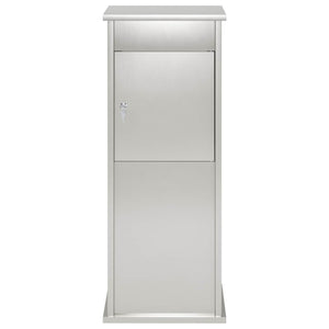 γραμματοκιβώτιο Ασημί 40 x 40 x 100 cm Ανοξείδωτο Ατσάλι