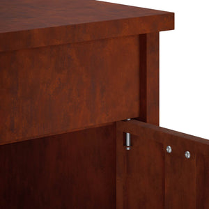 γραμματοκιβώτιο Σκ rusty 40 x 40 x 100 cm - Pakobazaar