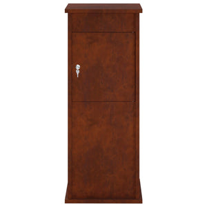 γραμματοκιβώτιο Σκ rusty 40 x 40 x 100 cm - Pakobazaar
