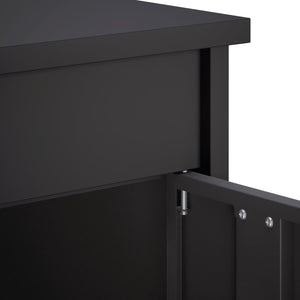 γραμματοκιβώτιο Μαύρο 50 x 52 x 100 cm Ατσάλι