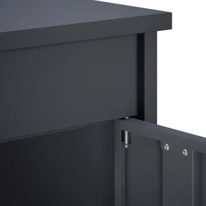 γραμματοκιβώτιο Ανθρακί 50 x 52 x 100 cm Ατσάλι