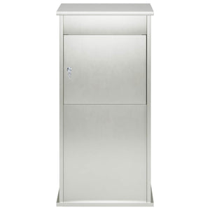 γραμματοκιβώτιο Ασημί 50 x 52 x 100 cm Ανοξείδωτο Ατσάλι