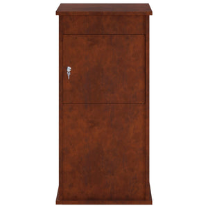 γραμματοκιβώτιο Σκ rusty 50 x 52 x 100 cm