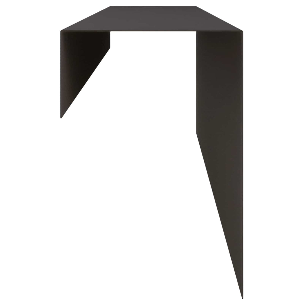 Προφίλ επικάλυψης κήπου 10 τμχ. 100 x 10 x 15 cm Ατσάλι Μαύρο