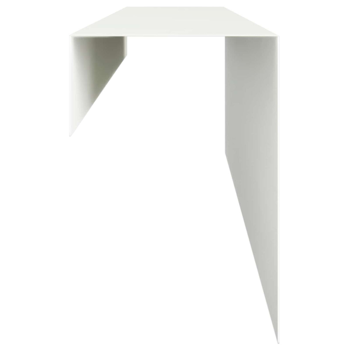 Προφίλ επικάλυψης κήπου 10 τμχ. 100 x 10 x 15 cm Ατσάλι Λευκό