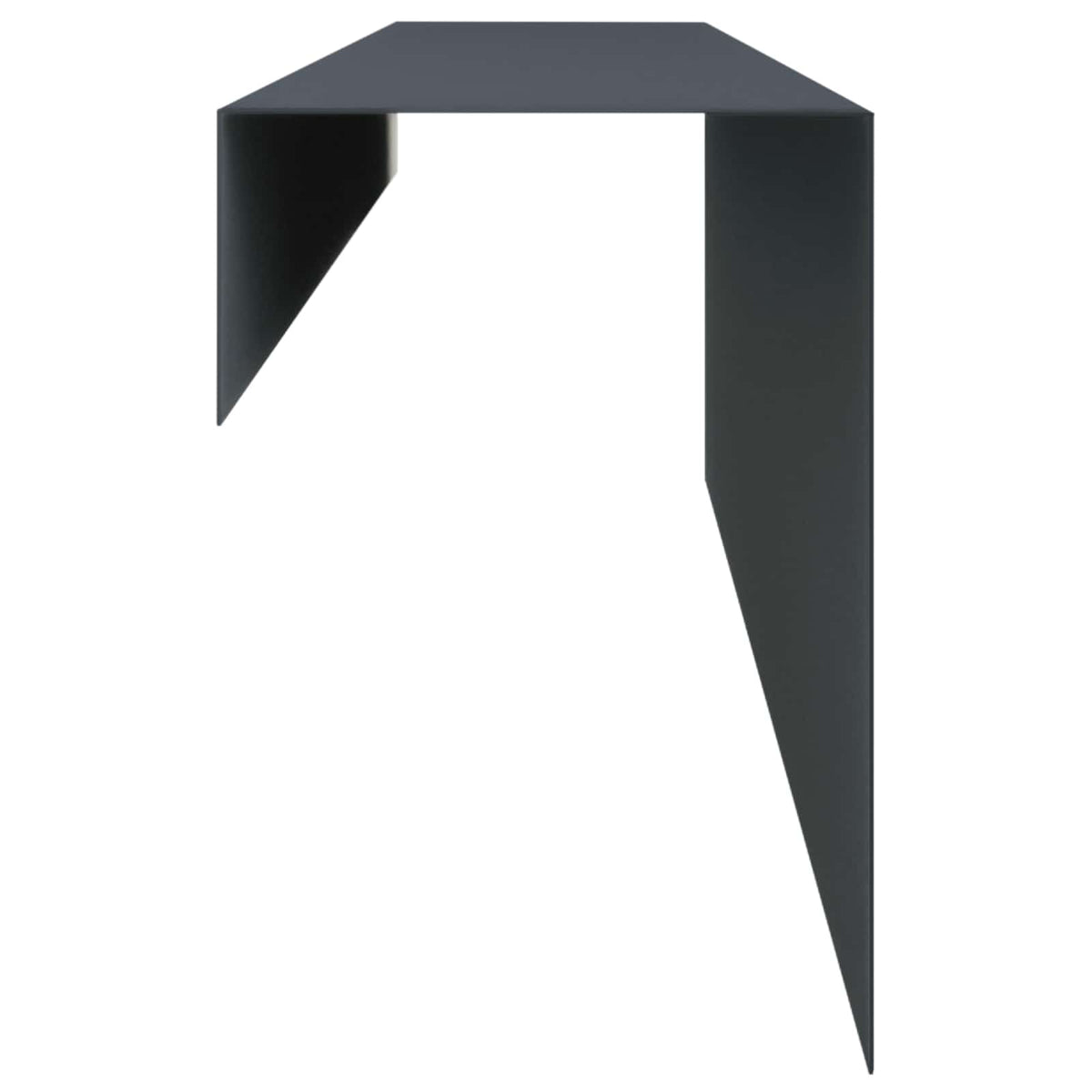 Προφίλ επικάλυψης κήπου 2 τμχ. 100 x 10 x 15 cm Ατσάλι Ανθρακί