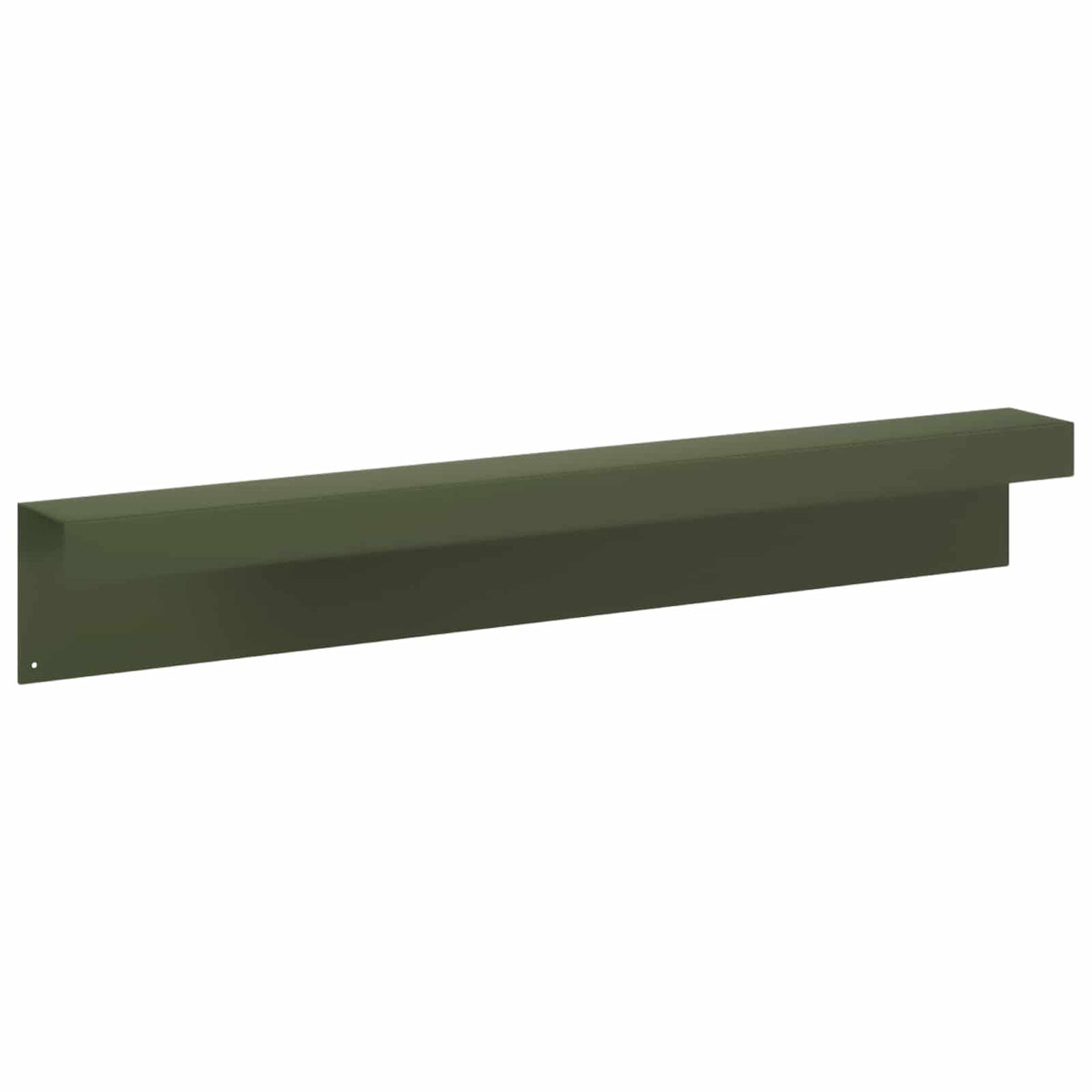 Προφίλ επικάλυψης κήπου 10 τμχ. 100 x 10 x 15 cm Ατσάλι Λαδί