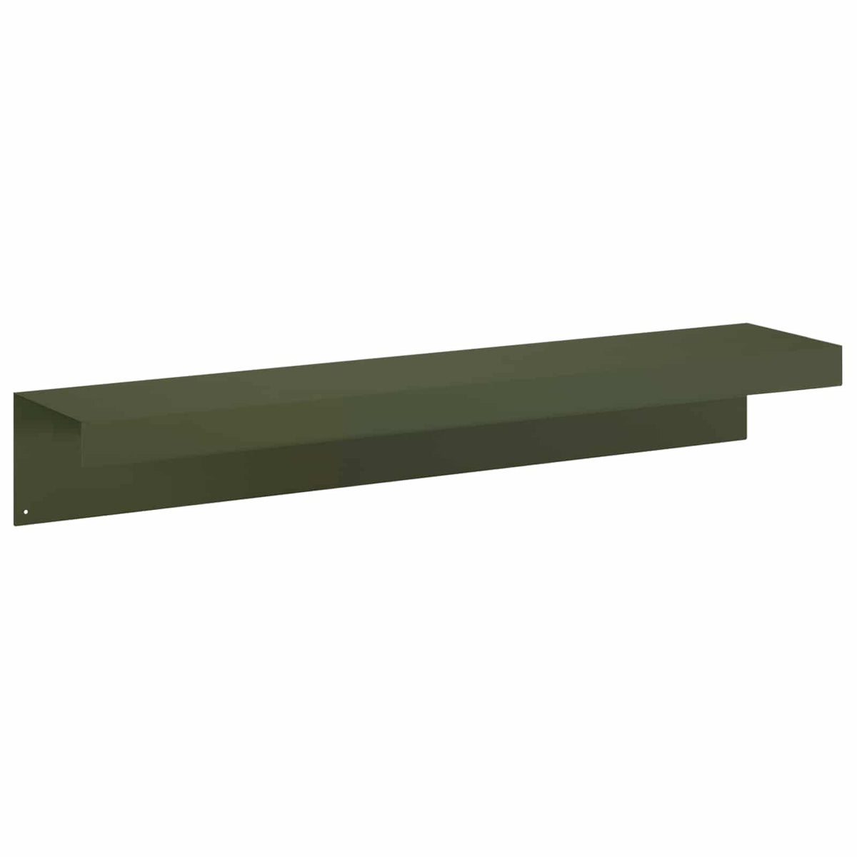 Προφίλ επικάλυψης κήπου 2 τμχ. 100 x 20 x 15 εκ. Ατσάλι Λαδί