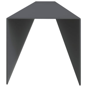Προφίλ επικάλυψης κήπου 20 τμχ. 100 x 6 x 5 εκ Ατσάλι Ανθρακί