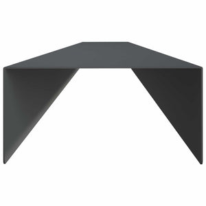 Προφίλ επικάλυψης κήπου 20 τμχ. 100 x 10 x 5 εκ. Ατσάλι Ανθρακί