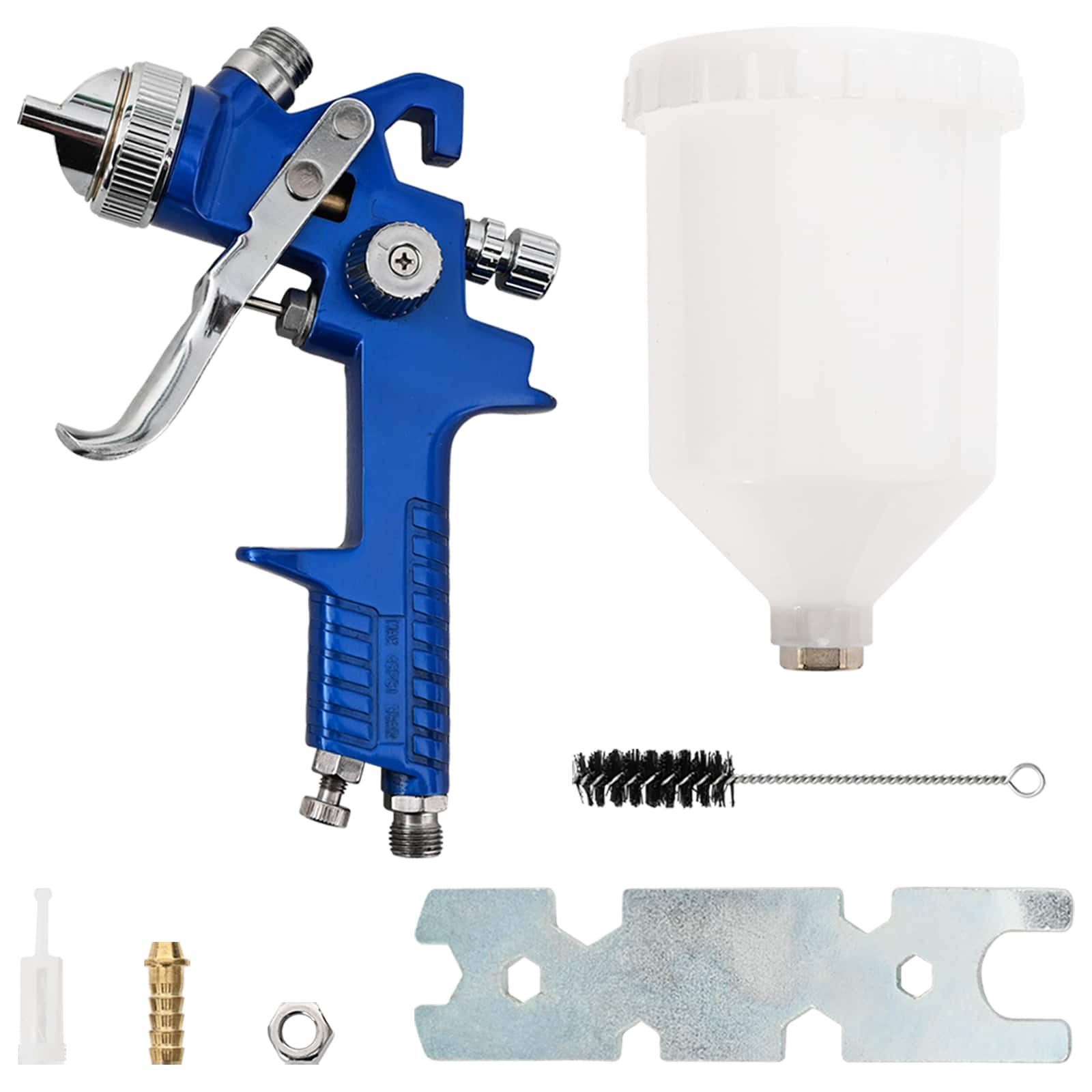 Πιστόλι Ψεκασμού HVLP με Δοχείο 600 ml Ακροφύσιο 1,4 mm 600 ml - Pakobazaar
