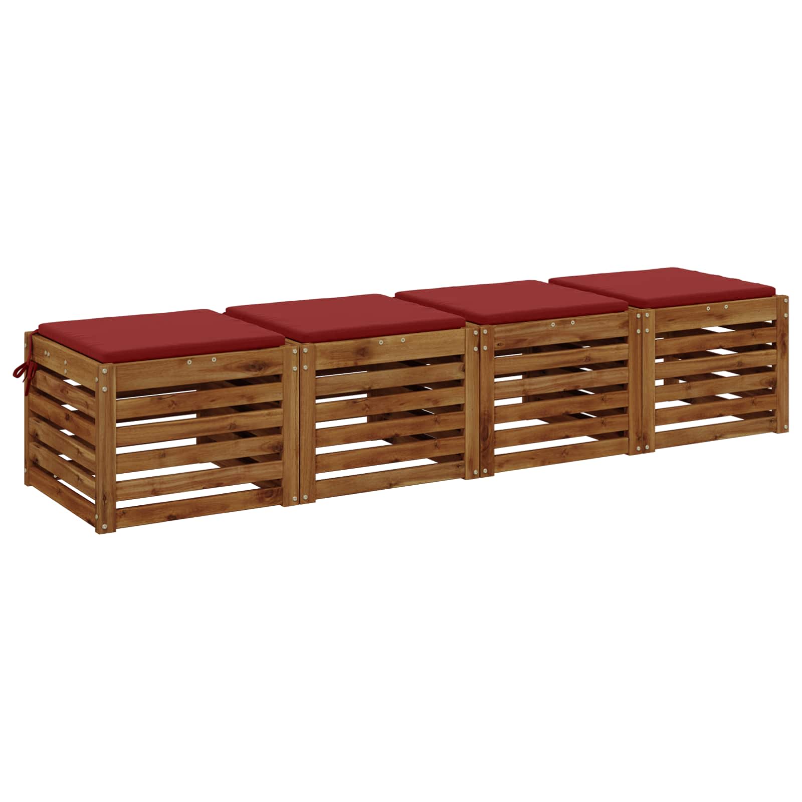 Μαξιλάρια καθιστικού 4 κομματιών SOEST 4 τμχ. 100% Πολυεστέρας