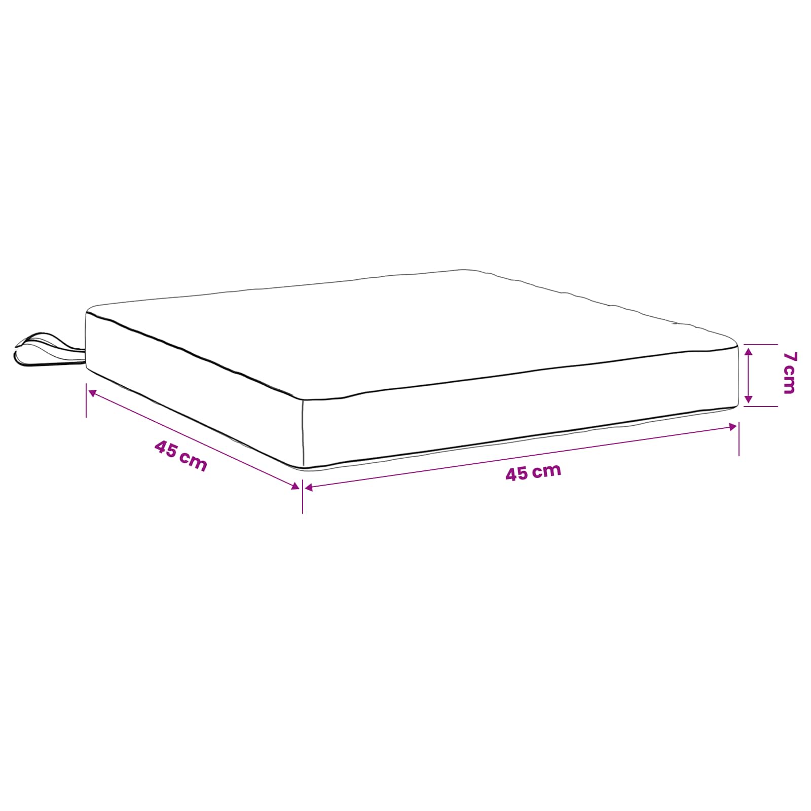 Μαξιλάρια καθιστικού 4 κομματιών SOEST 4 τμχ. 100% Πολυεστέρας - Pakobazaar
