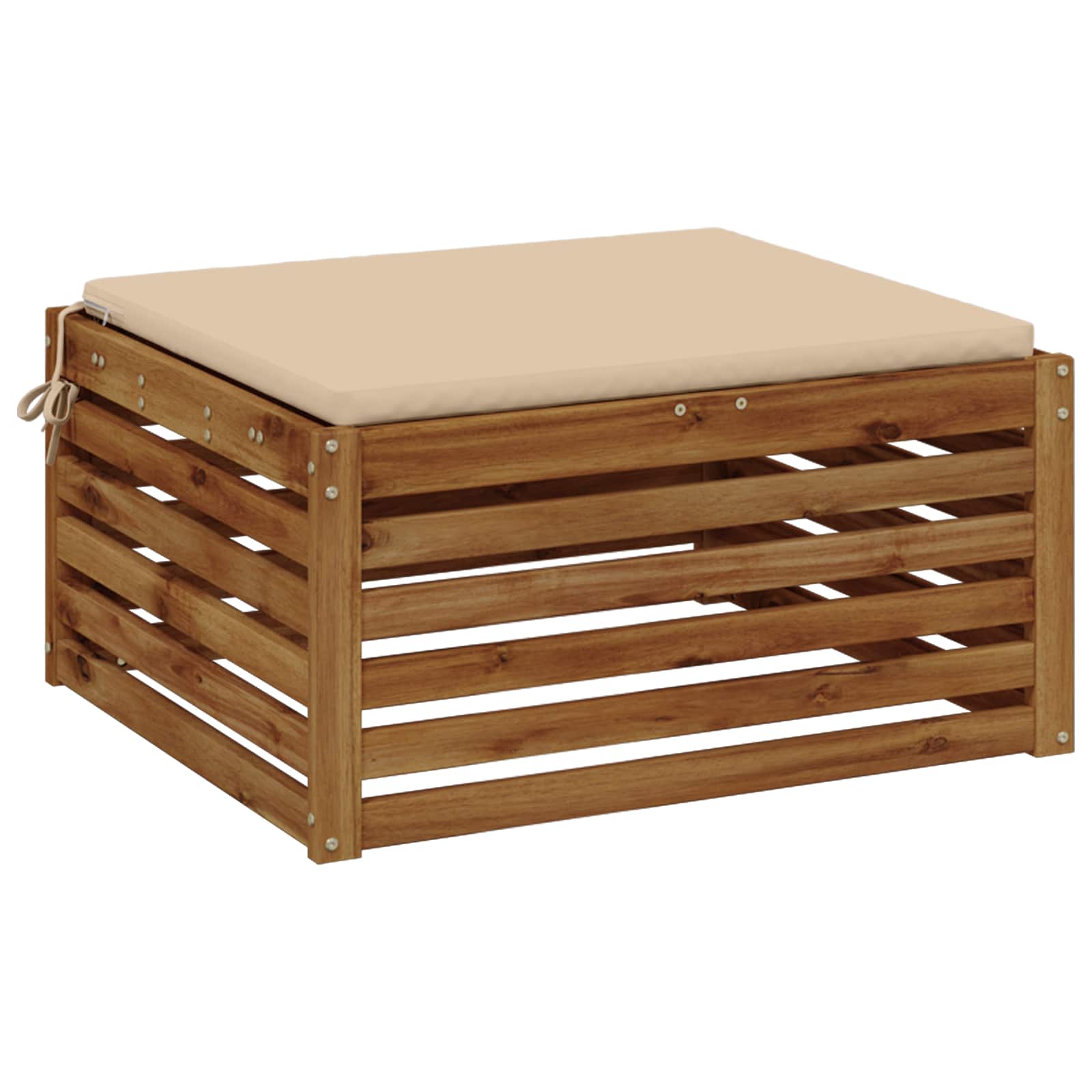 Μαξιλάρι καθιστικού 1 κομματιού SOEST 100% Πολυεστέρας Κρεμ - Pakobazaar