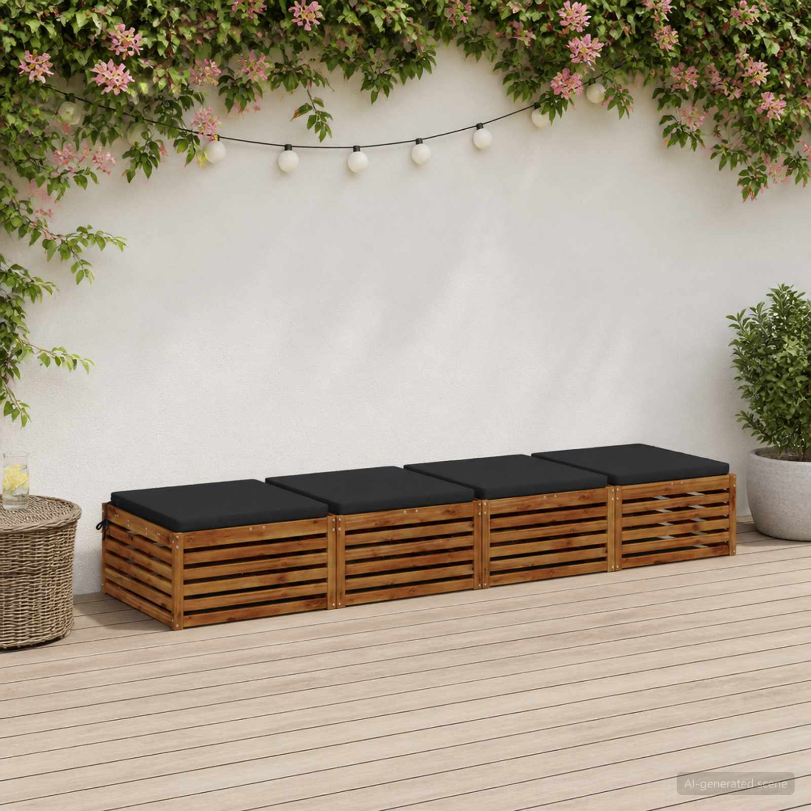 Μαξιλάρια καθιστικού 4 κομματιών SOEST 4 τμχ. 100% Πολυεστέρας - Pakobazaar