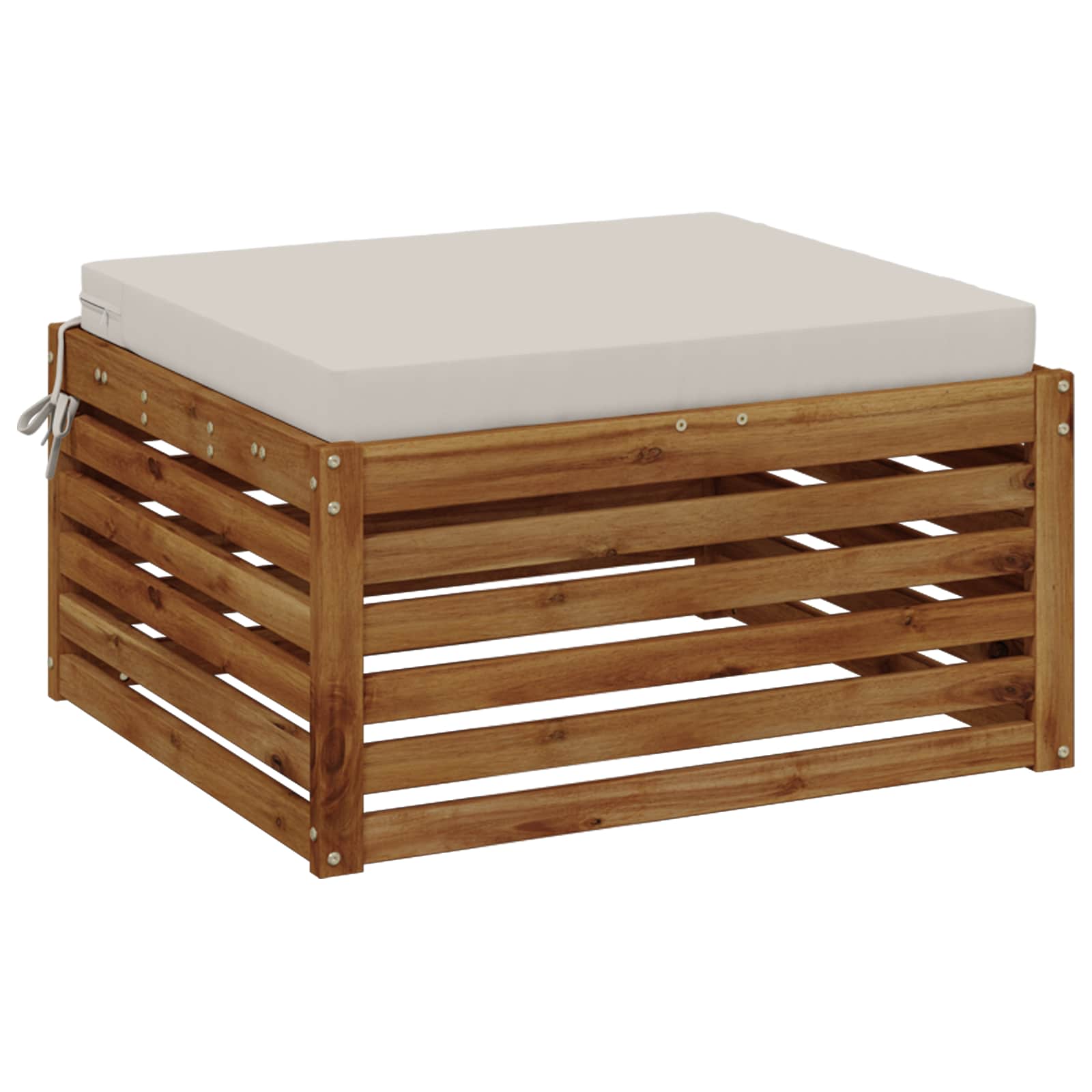 Μαξιλάρι καθιστικού 1 κομματιού SOEST 100% Πολυεστέρας Λευκό - Pakobazaar